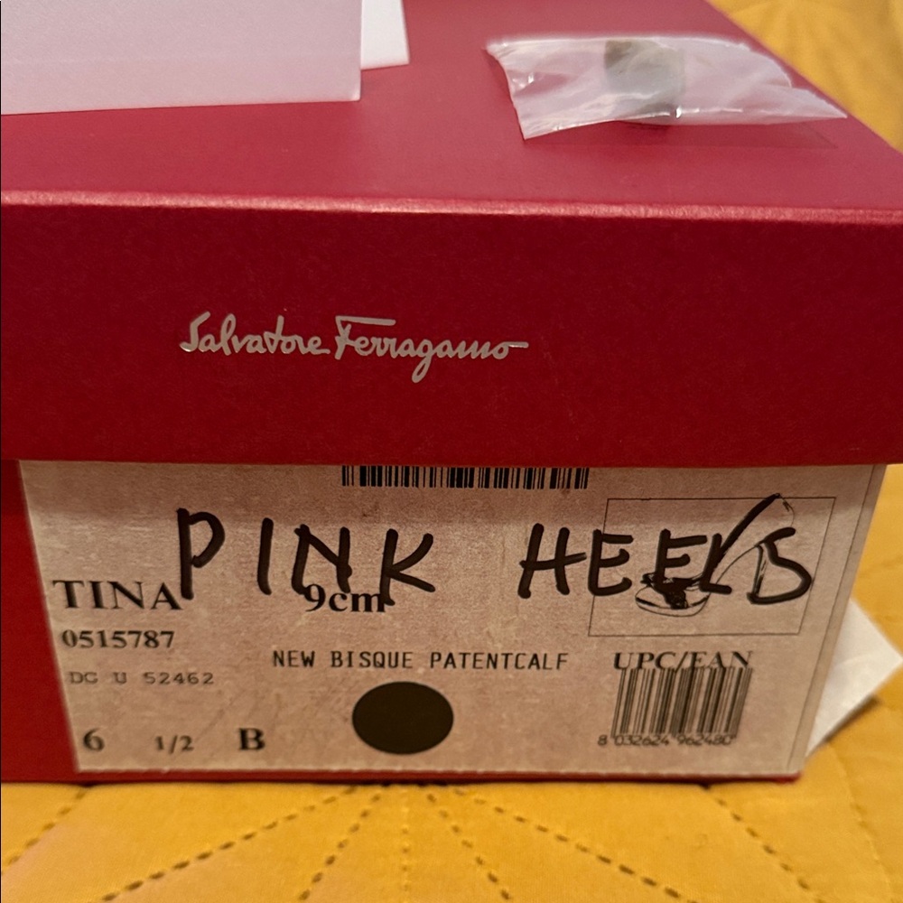 Salvatore Ferragamo 3.5 inch platform heels, NWT